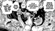 Dorry and Broggy arrive at Egghead (Image via Shueisha)